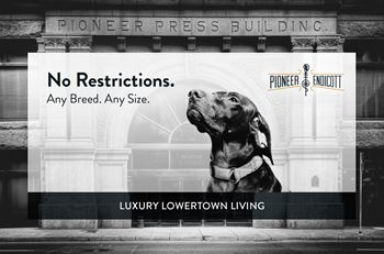 Pioneer endicott, st paul - pet friendly!